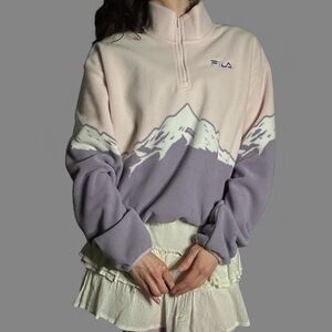 Fila Pink and Lavender Mountain Fleece
